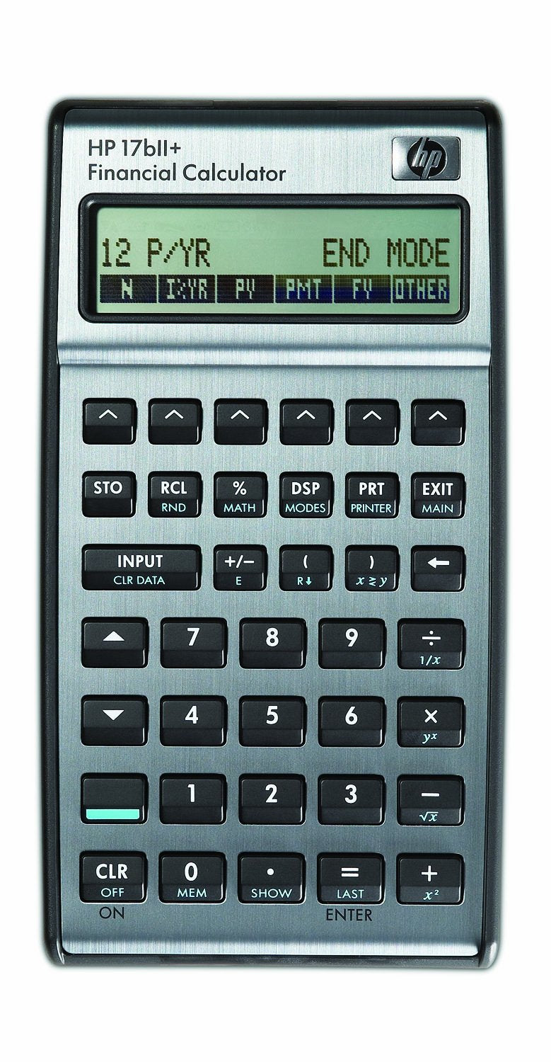 Hewlett Packard HP-17BII+ Finanztaschenrechner