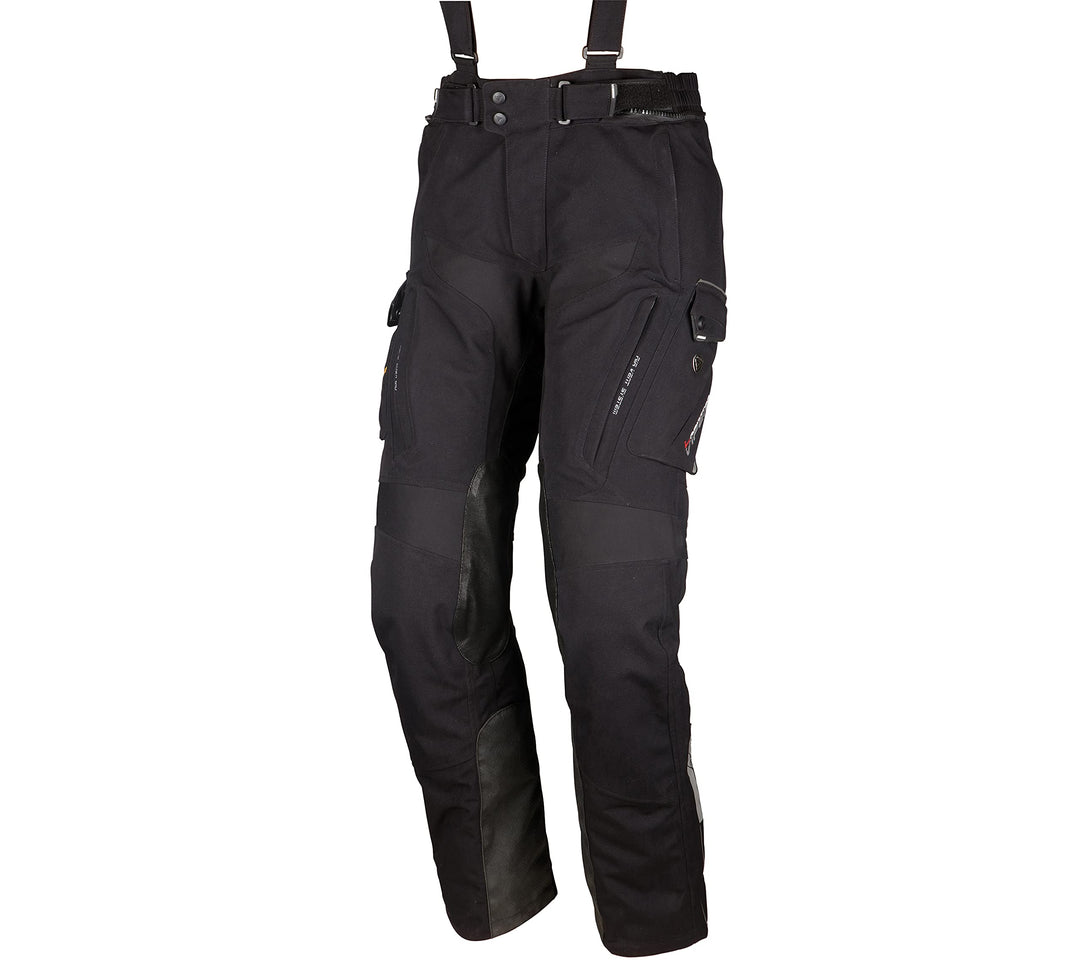 Modeka Viper LT Motorrad Textilhose S Schwarz, S Schwarz