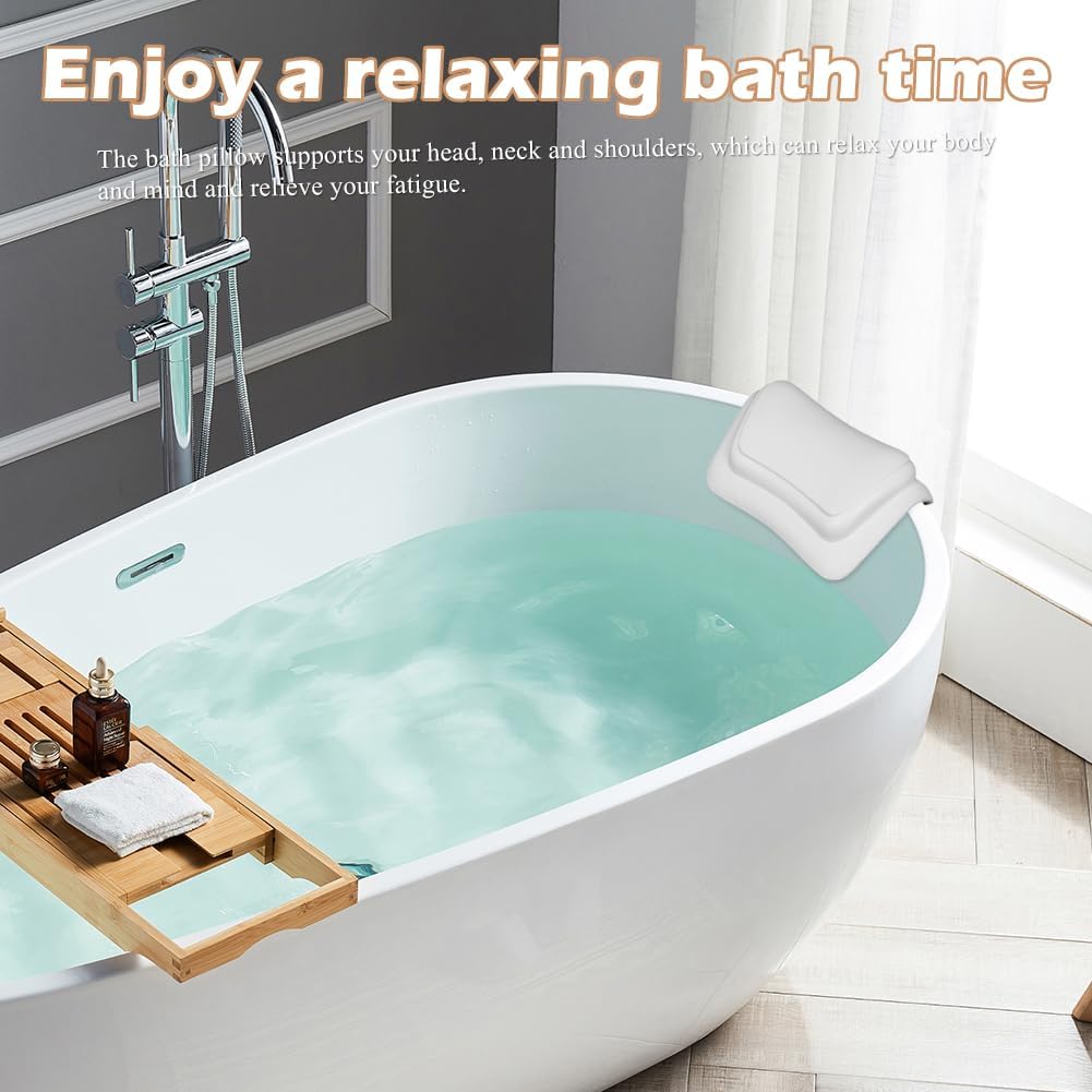 Badewannenkissen mit Saugnäpfen Schwarz,Komfortable Sprudelmatte Badewanne Whirlpool Matte für Jacuz