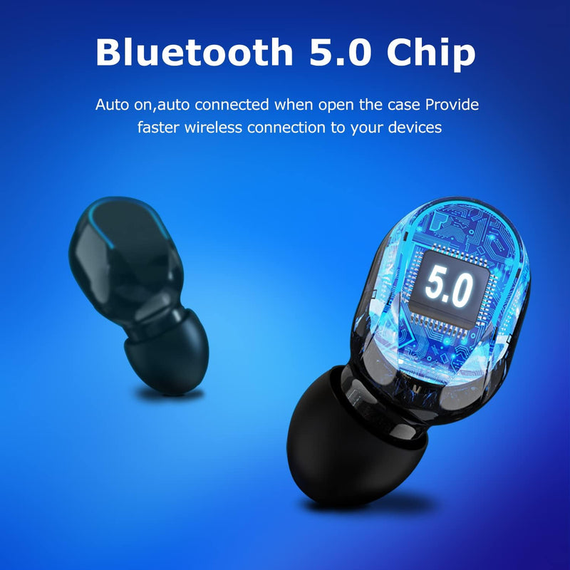 ZTUTB Bluetooth Kopfhörer,2023 Kopfhörer Kabellos In-Ear kopfhörer Bluetooth mit Mic,25 Std Akkulauf