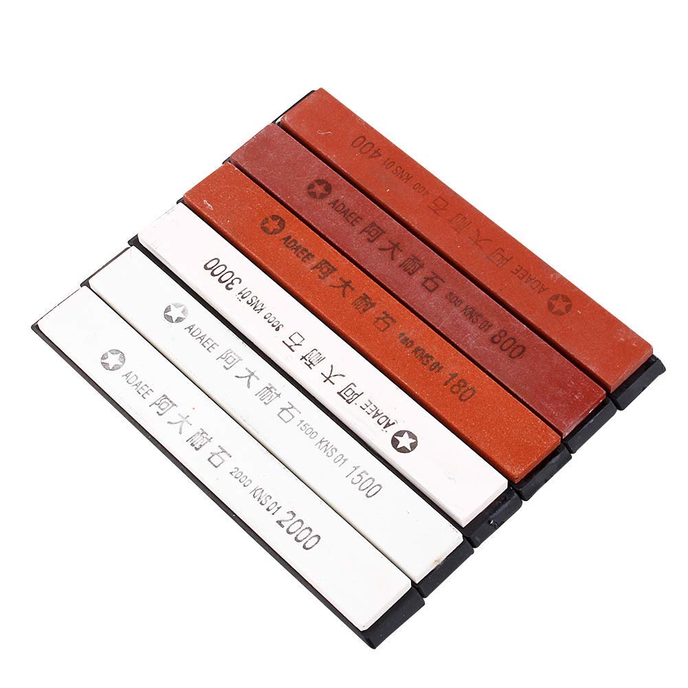 Hilitand Schärfsteine, 6pcs Schleifstein Schleifstein Set Schleifstein Polierspitzer Schleifstein 18