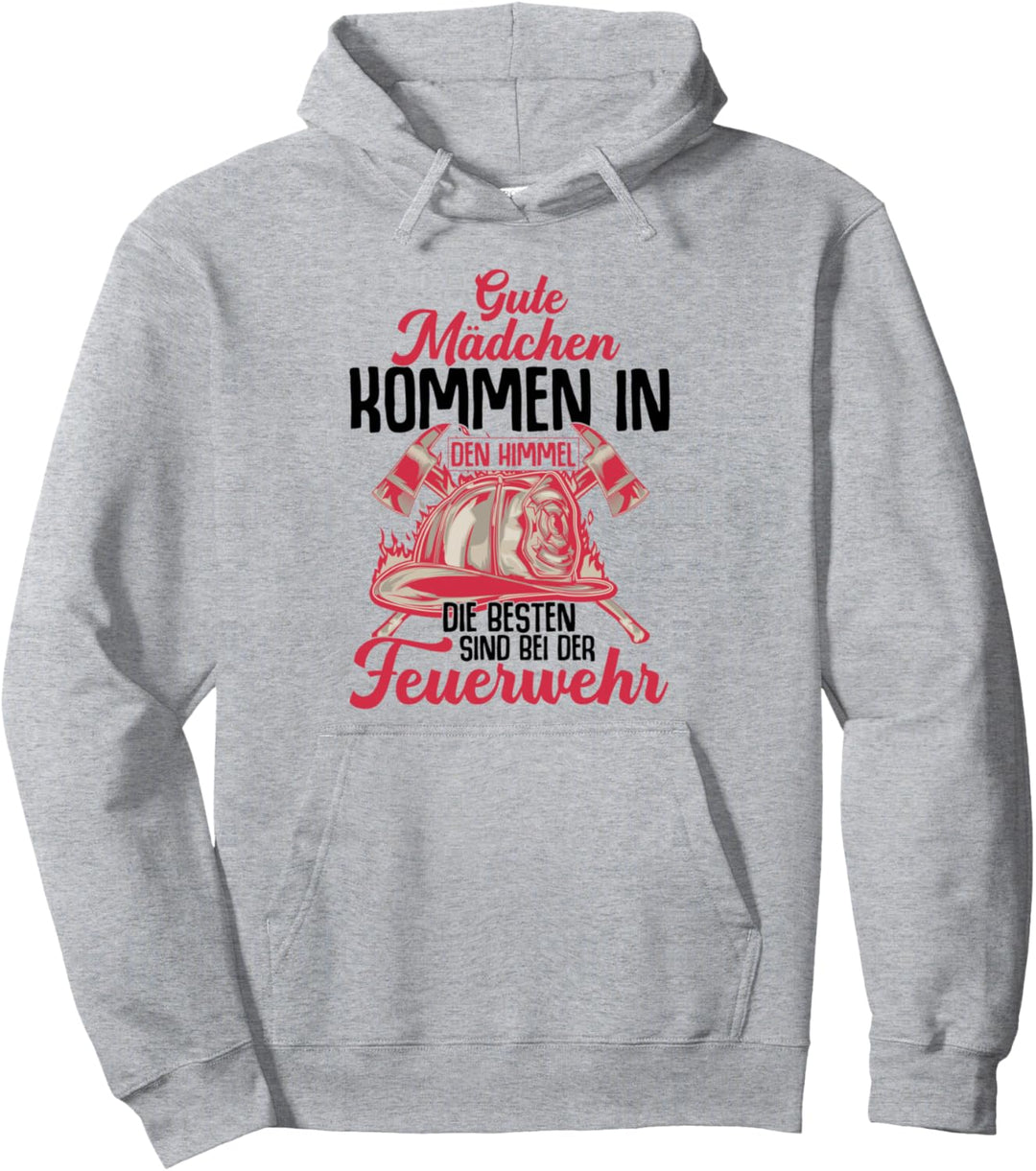 Feuerwehr Frau Spruch Geschenk Frauen Feuerwehrfrauen Spruch Pullover Hoodie