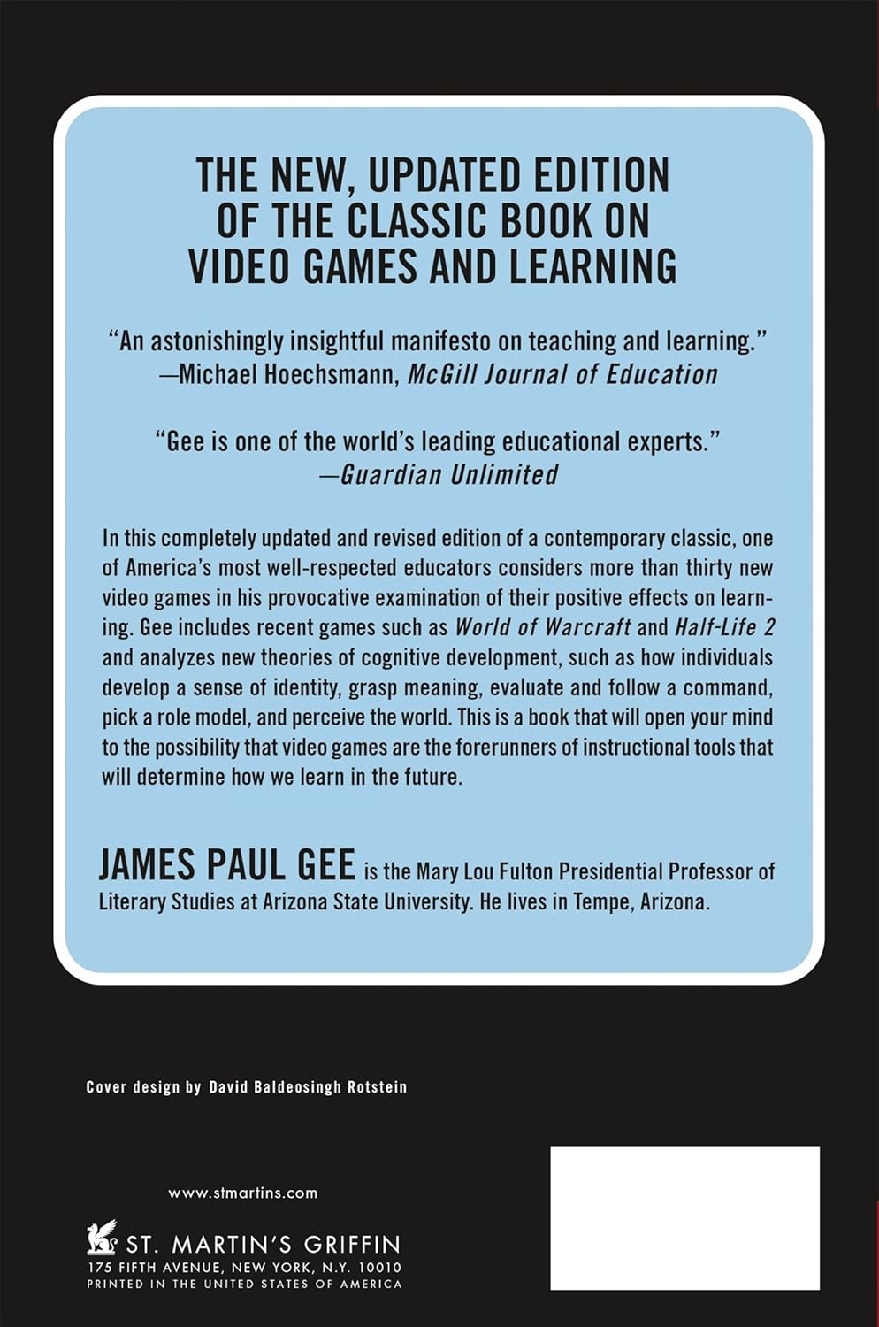 What Video Games Have to Teach Us About Learning and Literacy. Se: Revised and Updated Edition, Tasc