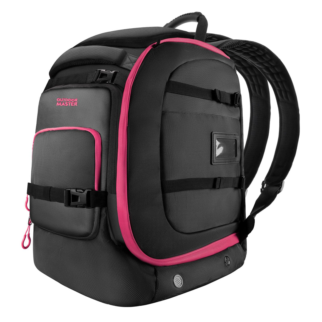 OutdoorMaster Unisex 65l Rhino Ski Boot Bag Skischuhtasche (1er Pack) Einheitsgrösse Rosa, Rot, Grau