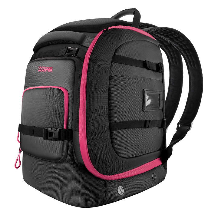 OutdoorMaster Unisex 65l Rhino Ski Boot Bag Skischuhtasche (1er Pack) Einheitsgrösse Rosa, Rot, Grau