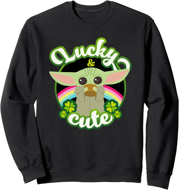 Star Wars St. Patrick's Day Grogu Lucky Cute Sweatshirt