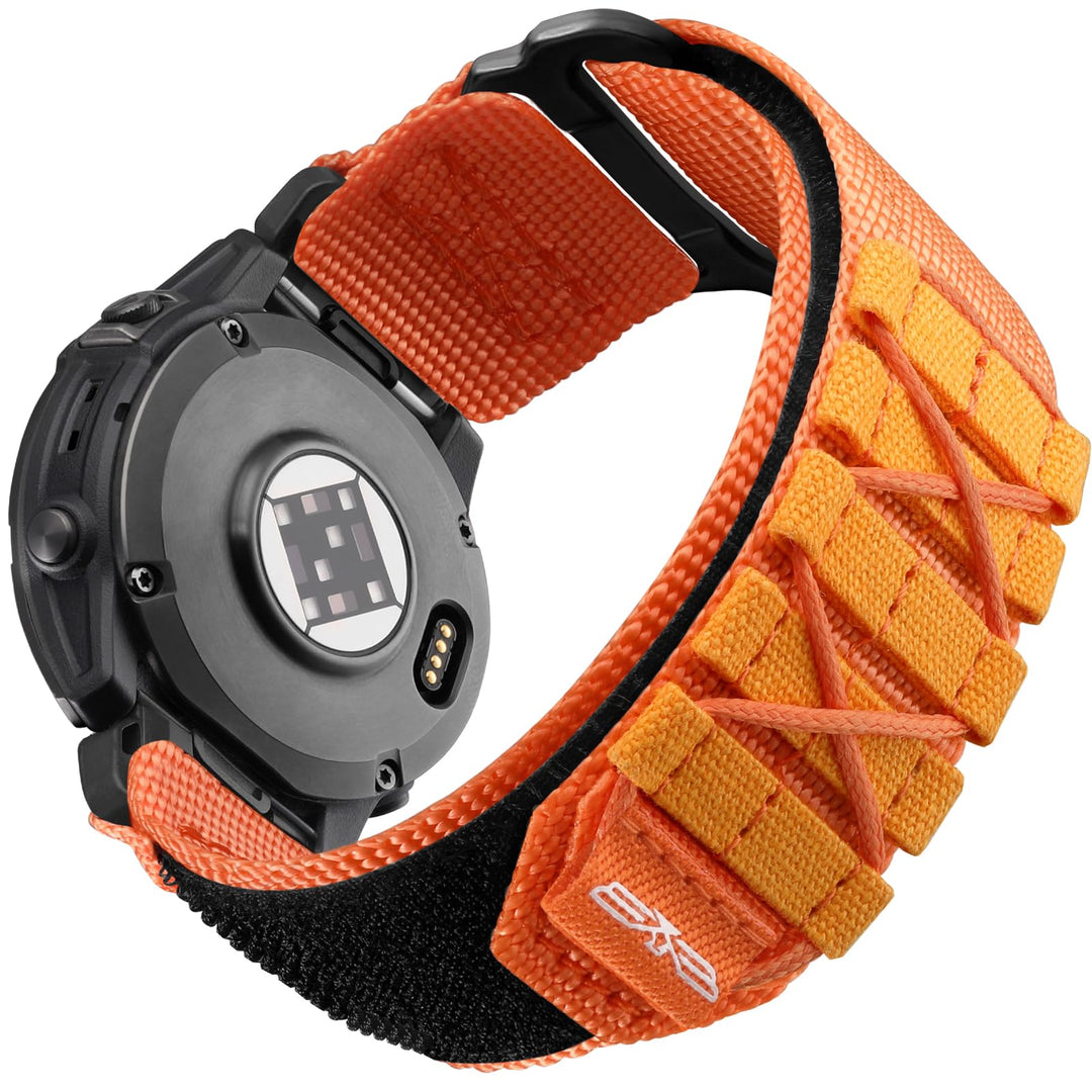 Bandletic Nylon Armband für Garmin Fenix 6/5/7, Forerunner 965/955/945/745/Approach S62/S60/Epix 2,