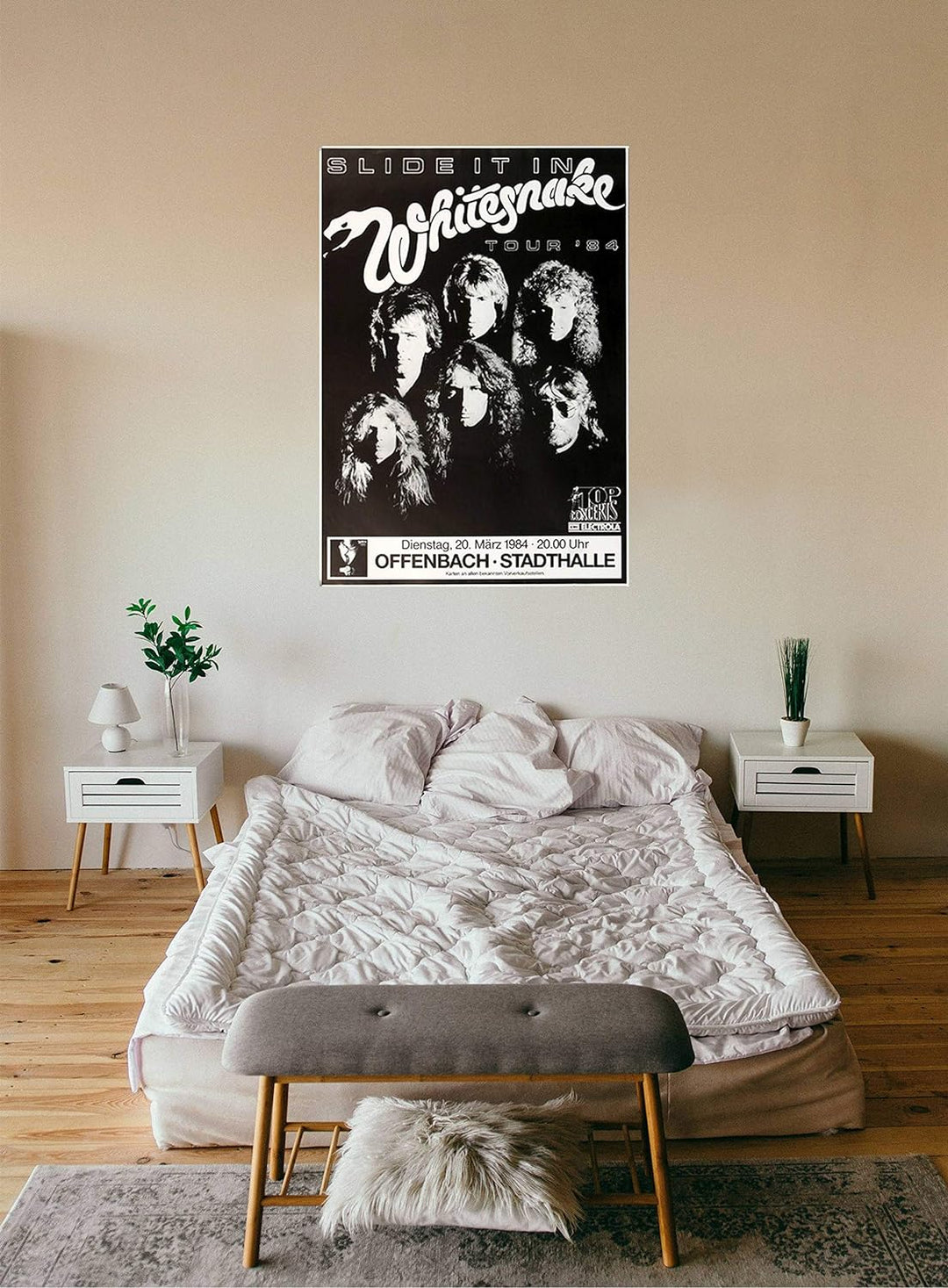 Whitesnake - Slide It In, Frankfurt 1984 » Konzertplakat/Premium Poster | Live Konzert Veranstaltung