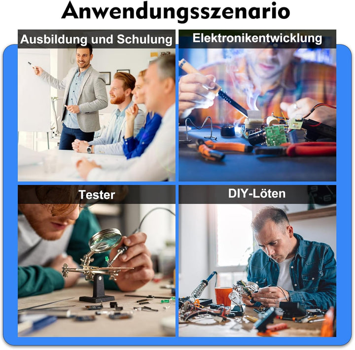 PEMENOL DIY Löt Bausatz Steckbrett Netzteil Elektronik Bausatz Power Supply Modul Elektronische Proj