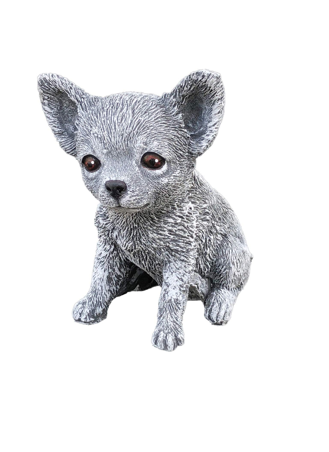 stoneandstyle Steinfigur Chihuahua Hund, Frost- und Wetterfest, handgearbeitet