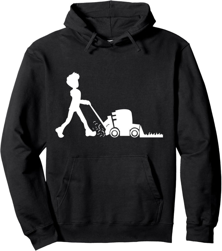 Rasenmäher Rasenmähen Gärtner Garten Gras Mähen Fun Humor Pullover Hoodie
