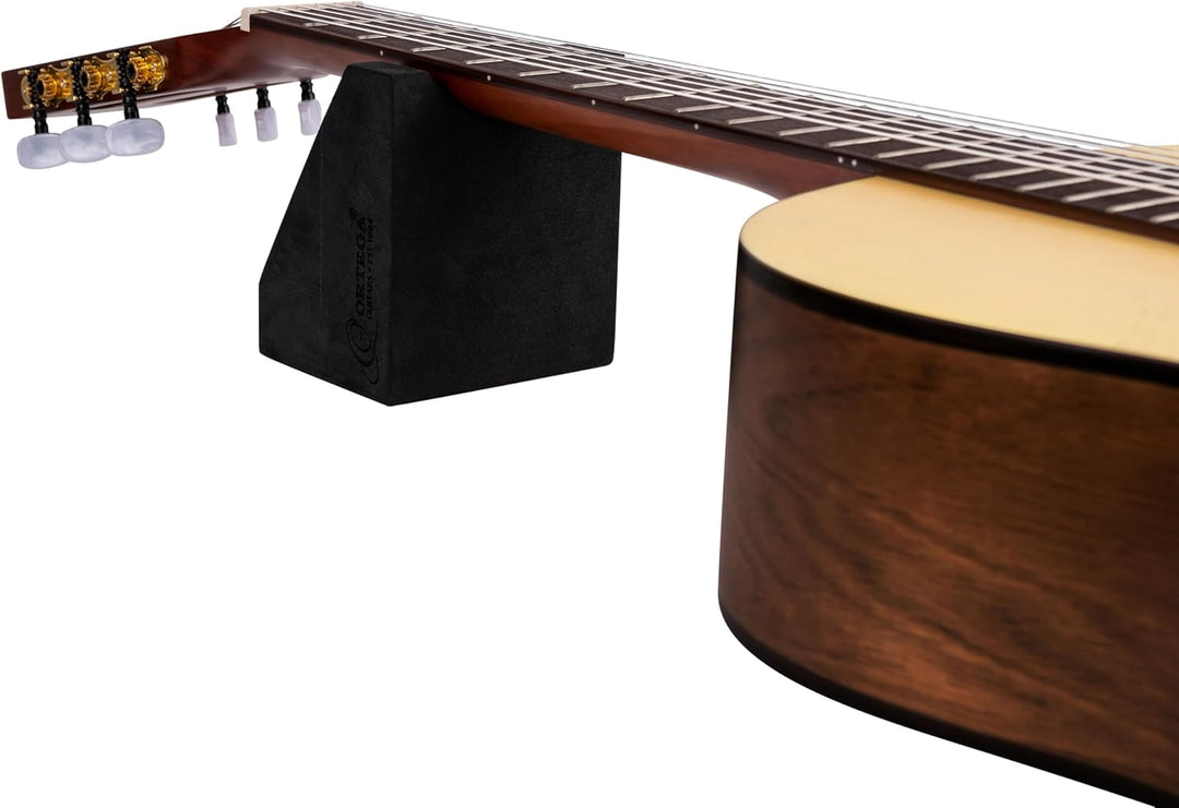 Ortega Guitars Instrument Work Mat - Matte zum Unterlegen - Rutschfest - Mit Halsstütze für Instrume