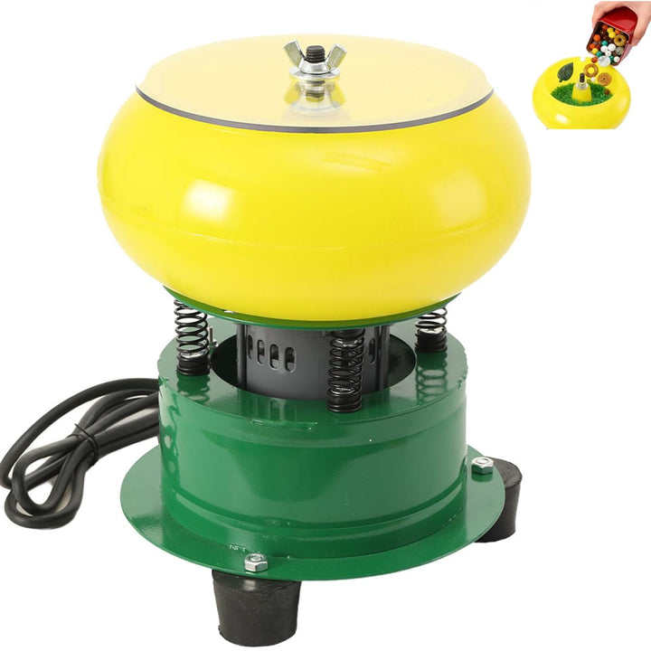 Poliermaschine 100 W vibrierende Poliertrommel Vibrationsbecher Polieren bis 5 KG, Rotary Jewelry Tu