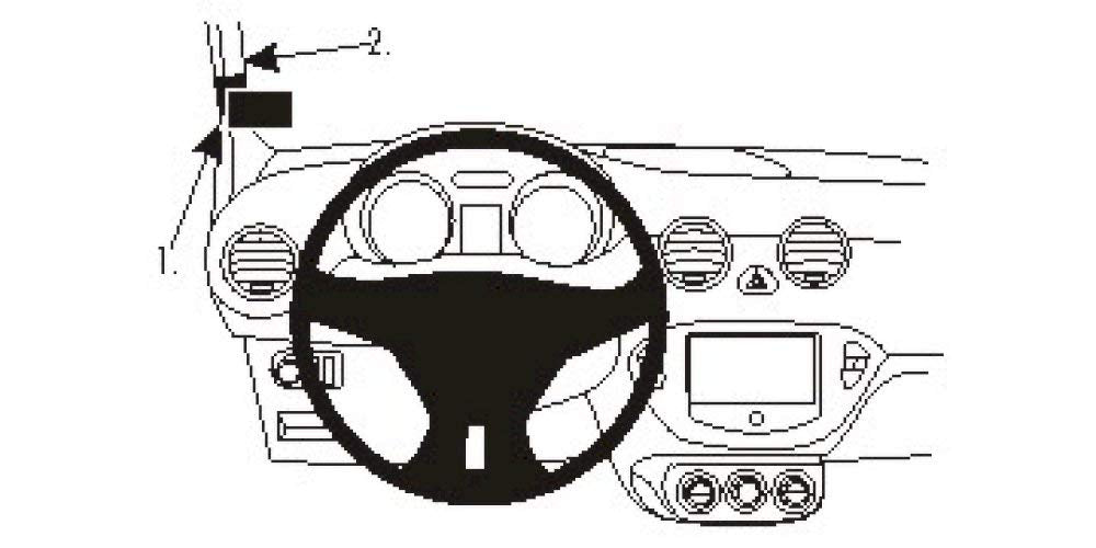 Brodit 804904 ProClip für Opel Adam ab Baujahr 2013