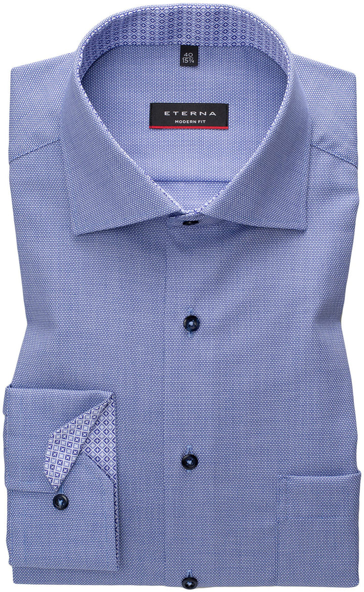 eterna Hemd MODERN FIT 46 Blau, 46 Blau