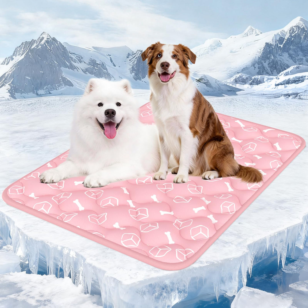 Rywell Kühlmatte für Hunde 150x102 cm, Plus Version, Selbstkühlend mit Arc-Chill-Gewebe, Verdickt, F