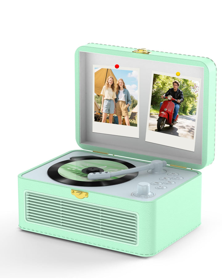 Tragbar CD Player Bluetooth Retro Radio mit CD-Player mit Lautsprecher Unterstützung USB & AUX-Wiede