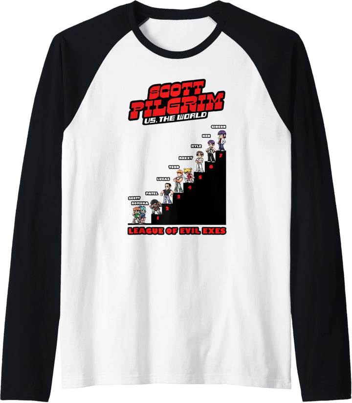 Scott Pilgrim Vs. The World League Of Evil Exes Raglan