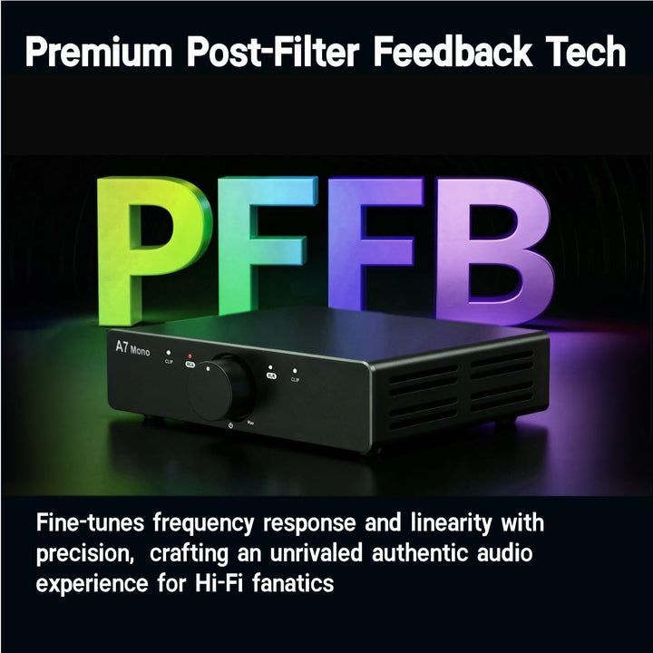 3E Audio A7Mono Stereo Leistungsverstärker TPA3255 1x480W PBTL Next Generation Hi-Fi Audio mit verbe
