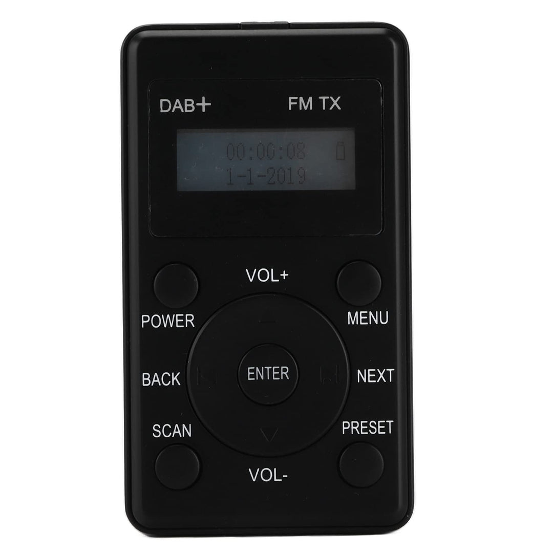 Tragbare DAB Radio, DAB/DAB+/UKW Radio, Digitales Clear Sound das Auto mit Kopfhörer,Taschenradio mi