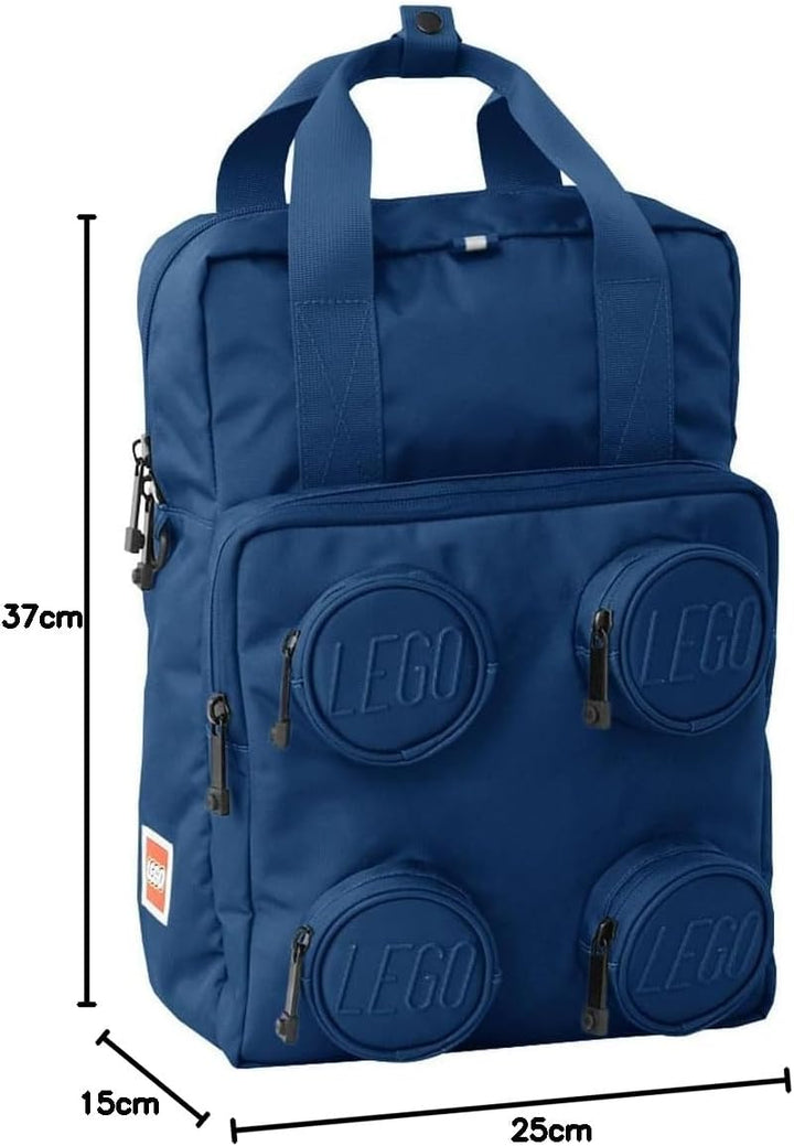 Lego Bags Signature Brick 2x2 Rucksack 15 Liter, Alltagsrucksack ca. 37 x 25,5 x 15 cm, Freizeit Day