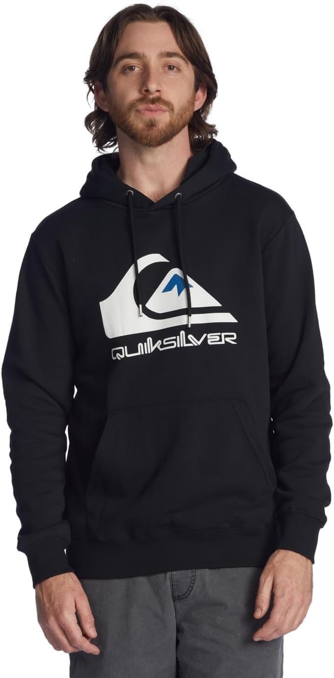 Quiksilver Big Logo - Kapuzenpulli für Männer Blau Anthracite XS, Anthracite XS