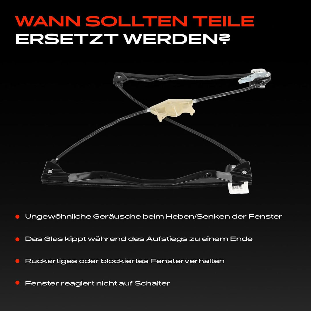 Frankberg Fensterheber Vorne Links Kompatibel mit T-o-u-r-a-n 1T1, 1T2 1T3 Alle Motoren MPV 2003-201