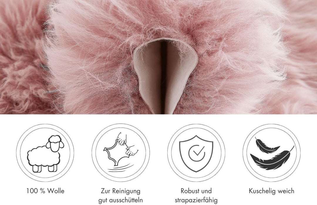 -LUXOR- living Lammfell Schaffell Echt, Fellteppich, Fell für Stühle, Lammfell Kinderwagen, Bettvorl