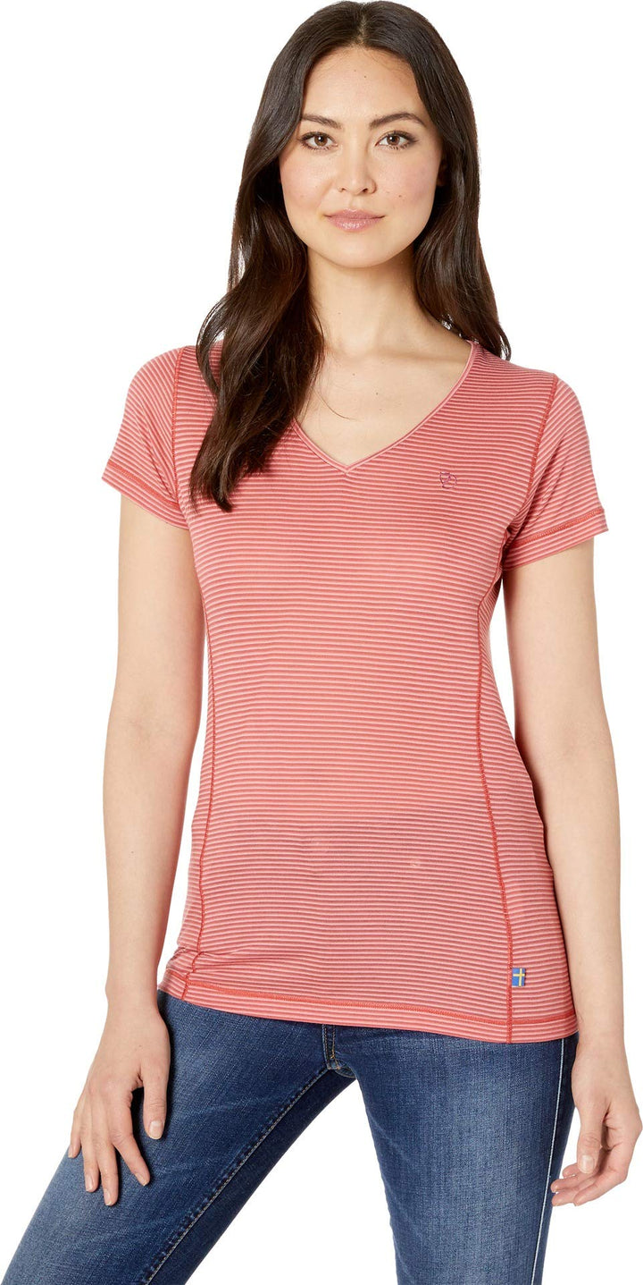 Fjällräven Damen Abisko Cool W. T-Shirt, Dahlia