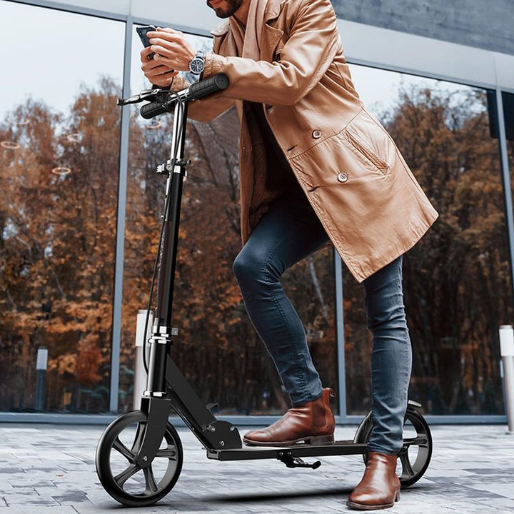 2 Stück 200mm Scooter Rollen, City-Scooter Ersatzräder Räder mit ABEC-9 Lager, Anti-Rutsch Roller Rä