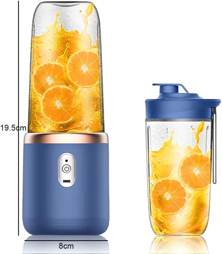 Smart-J Turboblend tragbarer Standmixer mit wiederaufladbarem Lithium-Akku, USB 1500 mAh, kompaktes