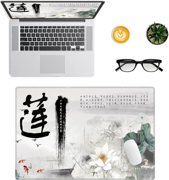 LL-COEUR Grosse Gaming Laptop Mauspad Tastatur Mausmatte Schreibtischunterlage Büro Desk Pad Schreib