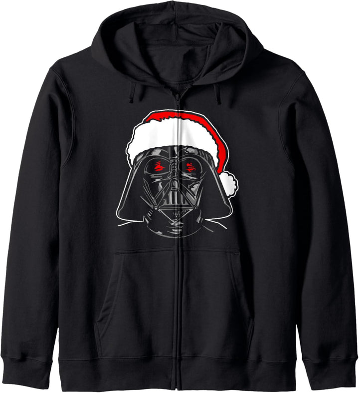 Star Wars Darth Vader Santa Hat Outline Kapuzenjacke