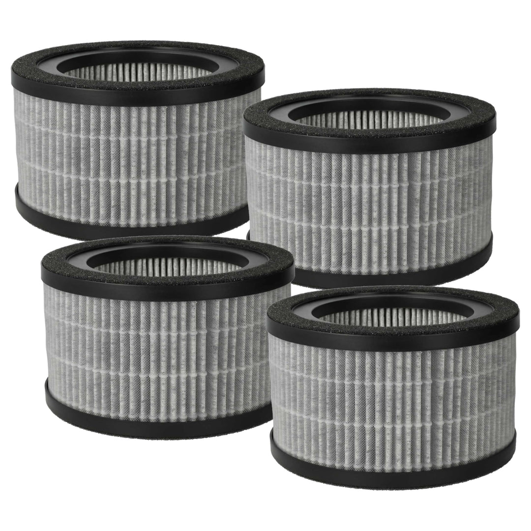 vhbw 4X Luftilter kompatibel mit Beurer LR 220 Luftreiniger - Kombifilter Vorfilter + HEPA + Aktivko