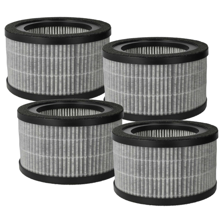vhbw 4X Luftilter kompatibel mit Beurer LR 220 Luftreiniger - Kombifilter Vorfilter + HEPA + Aktivko