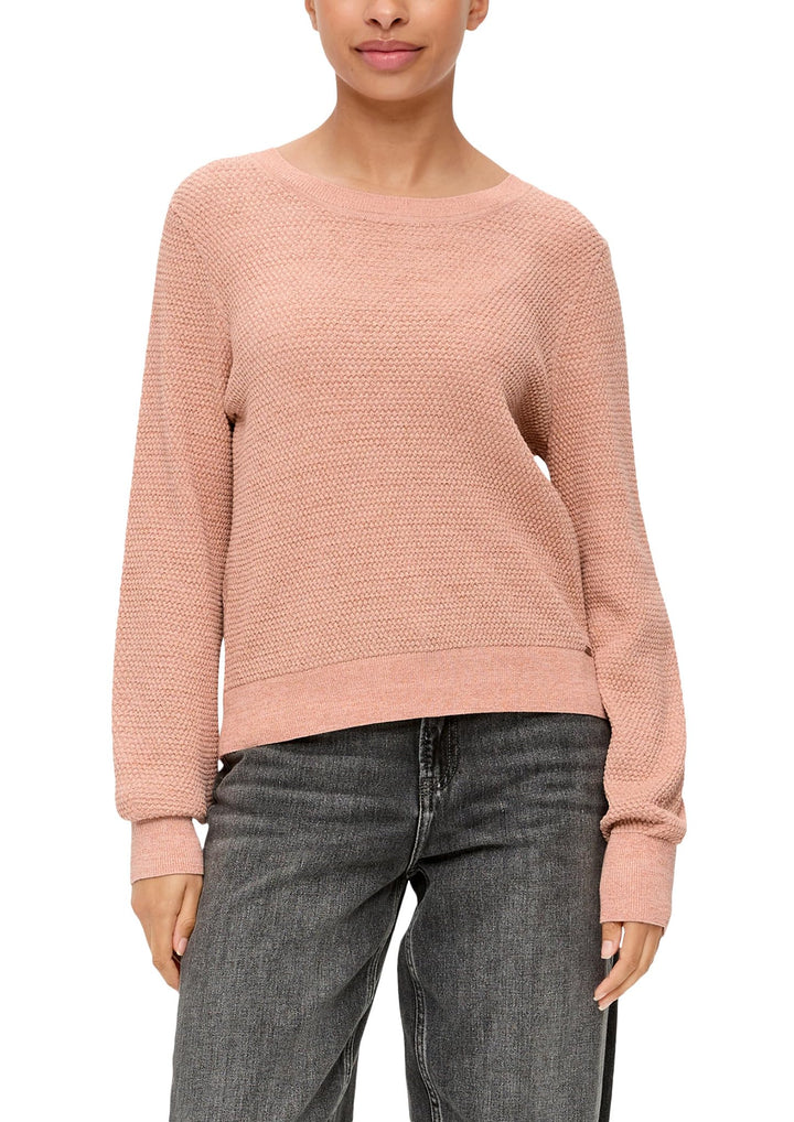 QS Feinstrickpullover mit Glitzergarn L 20w0, L 20w0