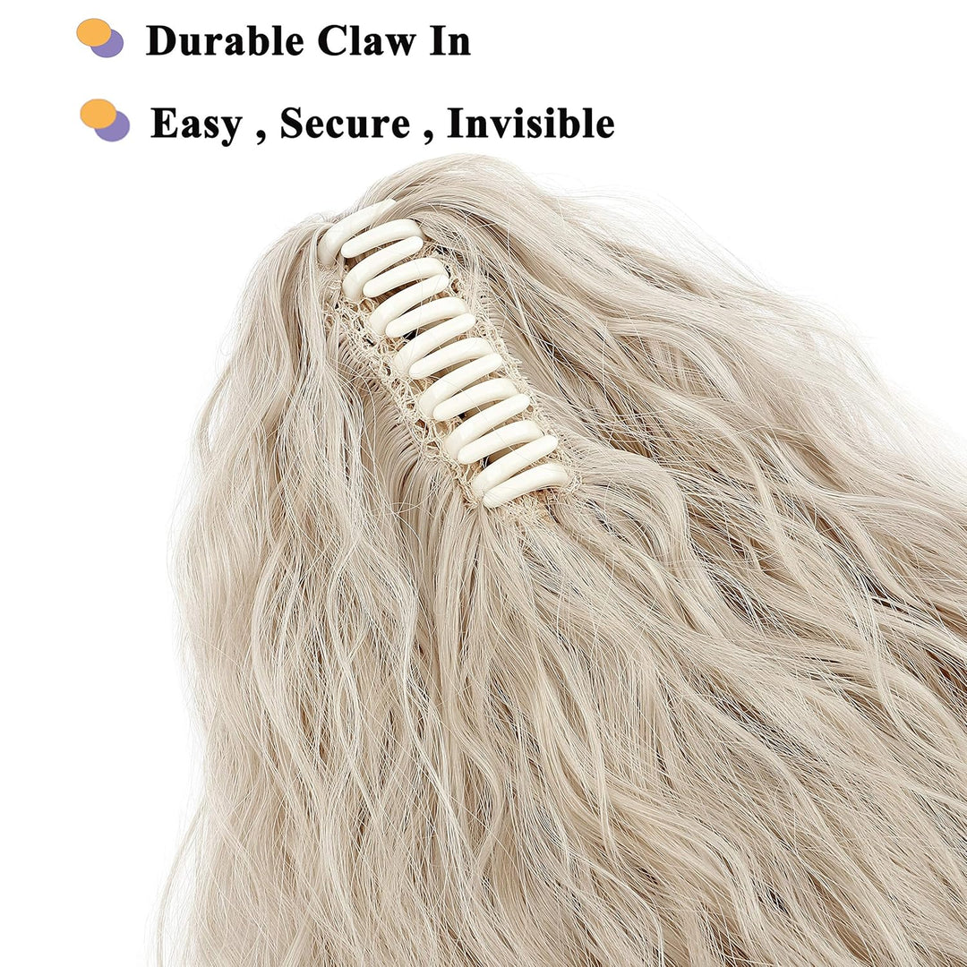 SEGO Ponytail Extension Pferdeschwanz Zopf Corn Wavy Haarteil Haarverlängerung Hair Piece Haar mit K
