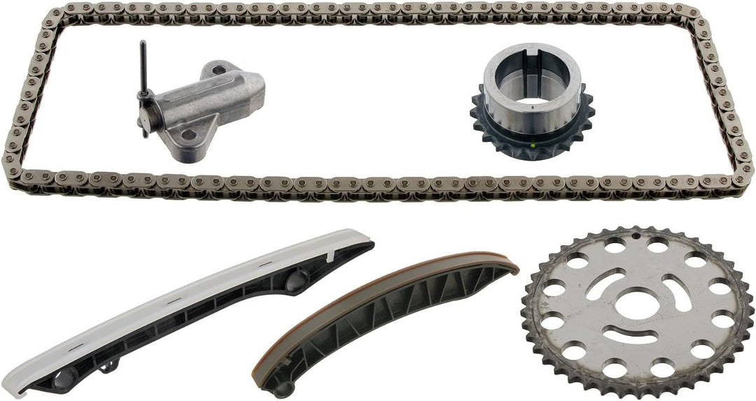 febi bilstein 37999 Steuerkettensatz für Nockenwelle, mit Gleitschienen und Kettenspanner , 1 Stück