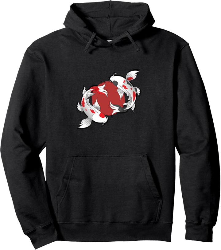 Koi Karpfen Japan Geschenk Fisch Japanische Kunst Teich Koi Pullover Hoodie