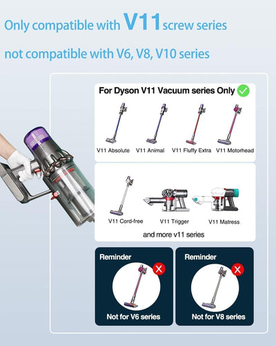 DTK Ersatzakku für Dyson V8 SV10 Akku Staubsauger Absolute, Animal, Fluffy Li-Ionen Batterie Vakuum-