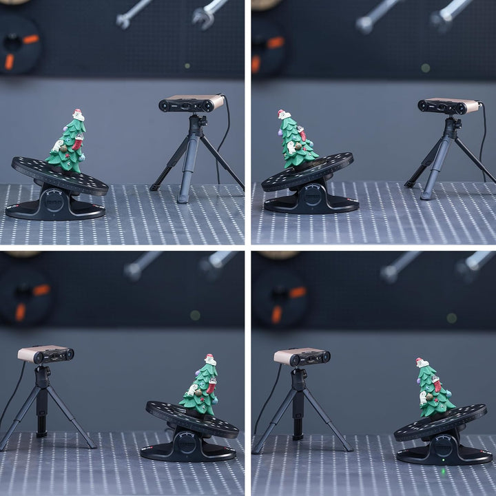 Revopoint Doppelachs Drehtisch, Einfache Erfassung detaillierter 3D-Daten von kleinen bis mittleren