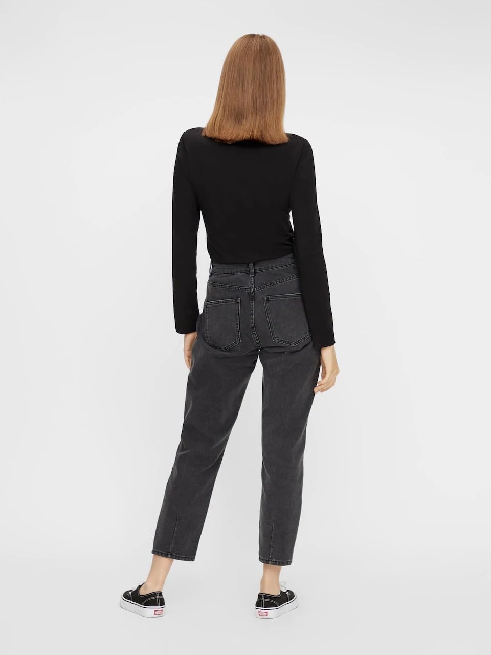 PIECES Damen PCSIRENE LS Tee 3-Pack NOOS CP XS 2x Schwarz, 1x Weiss, XS 2x Schwarz, 1x Weiß