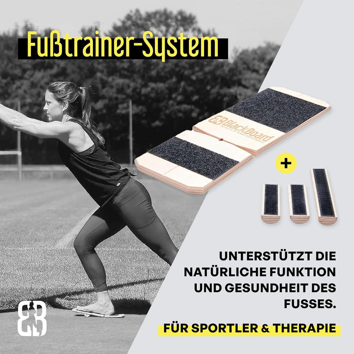 BlackBoard® Fusstrainer I Effektive Fusskräftigung und Fussstabilisierung | Beinachsentraining zur P