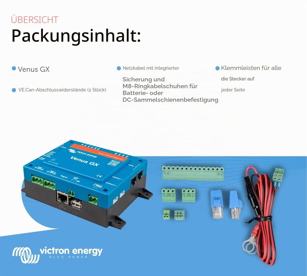 Victron Energy Venus GX, Systemüberwachung
