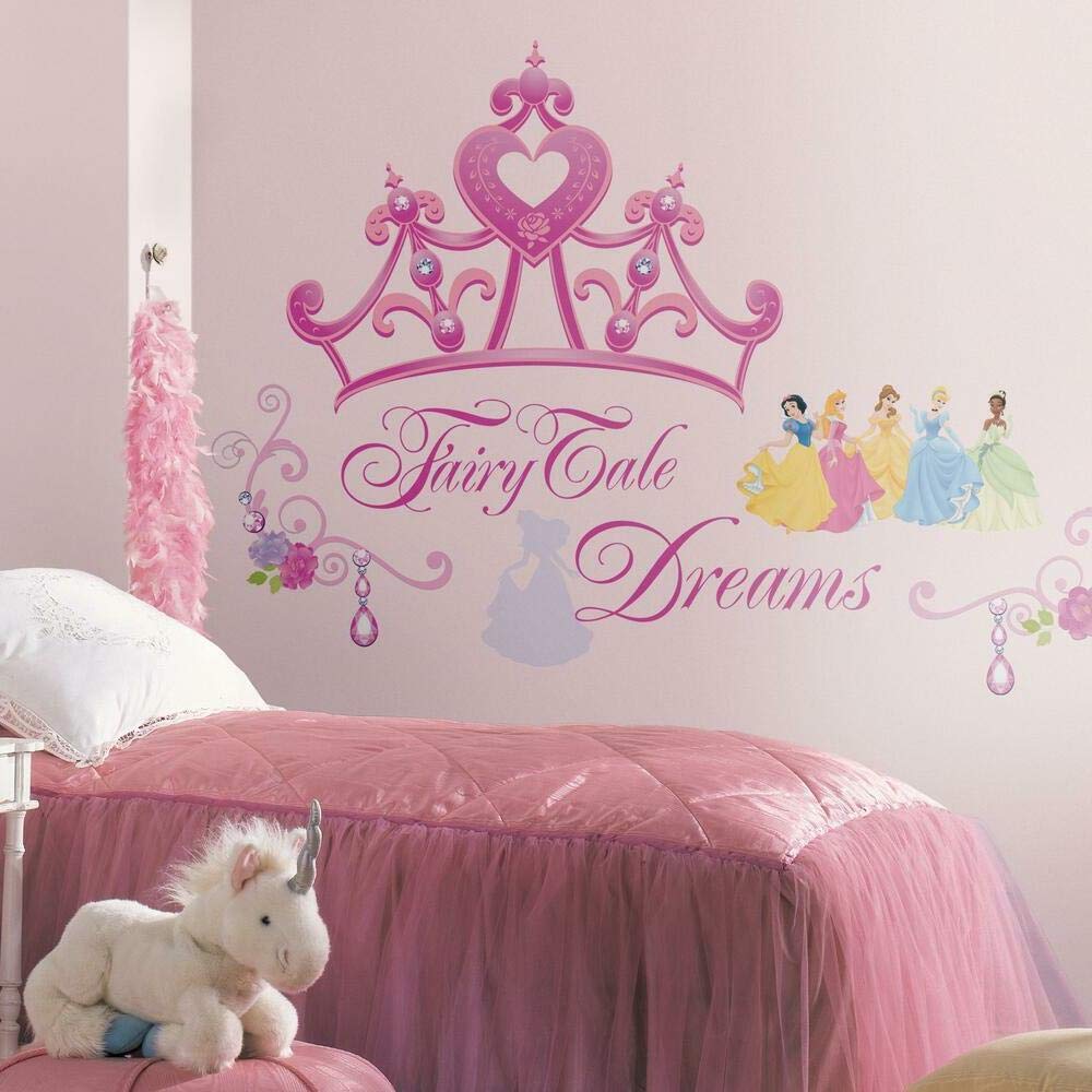 RoomMates Disney Princess Krone Wand Aufkleber