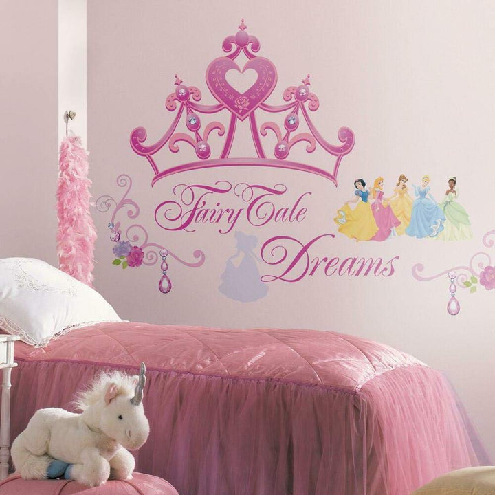 RoomMates Disney Princess Krone Wand Aufkleber