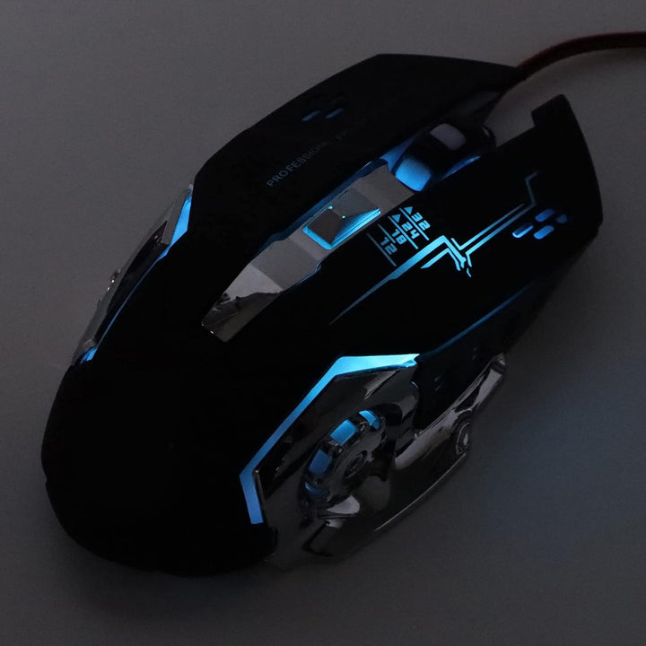 Dpofirs Einhand Gaming Tastatur und Maus Kombination, Tastatur und Mauskonverter Handy Tastatur Maus