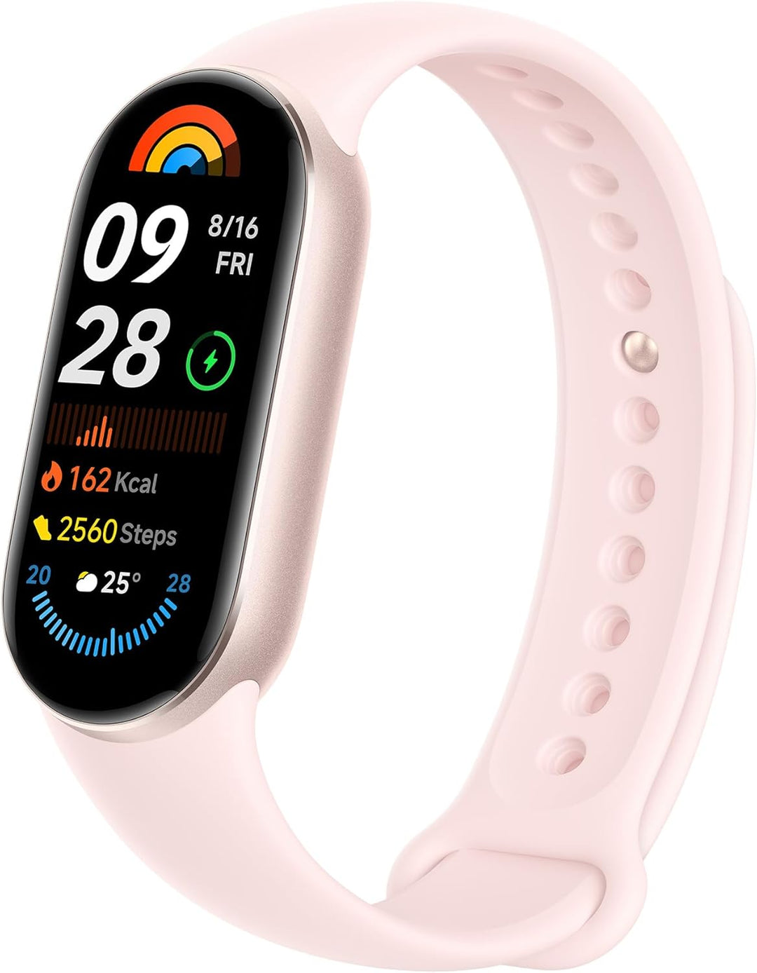 Xiaomi Smart Band 9 Fitness Tracker, AMOLED Display with 1200 Nits, Sp02 Tracking, Sleep and Heart R