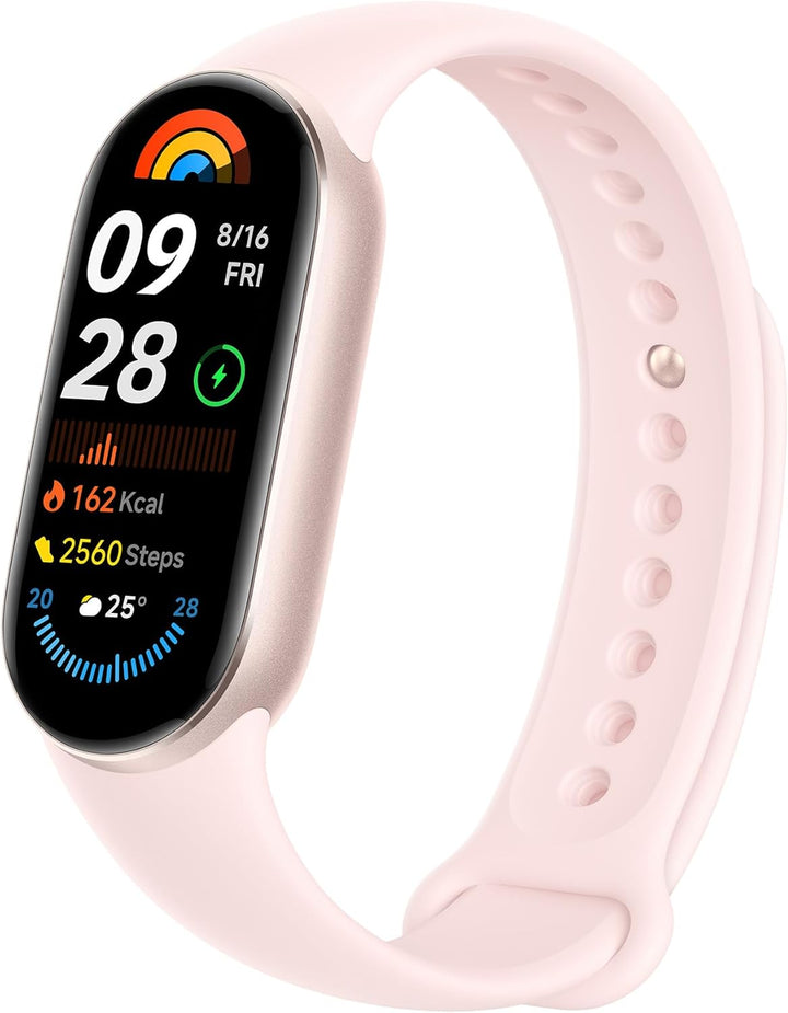 Xiaomi Smart Band 9 Fitness Tracker, AMOLED Display with 1200 Nits, Sp02 Tracking, Sleep and Heart R