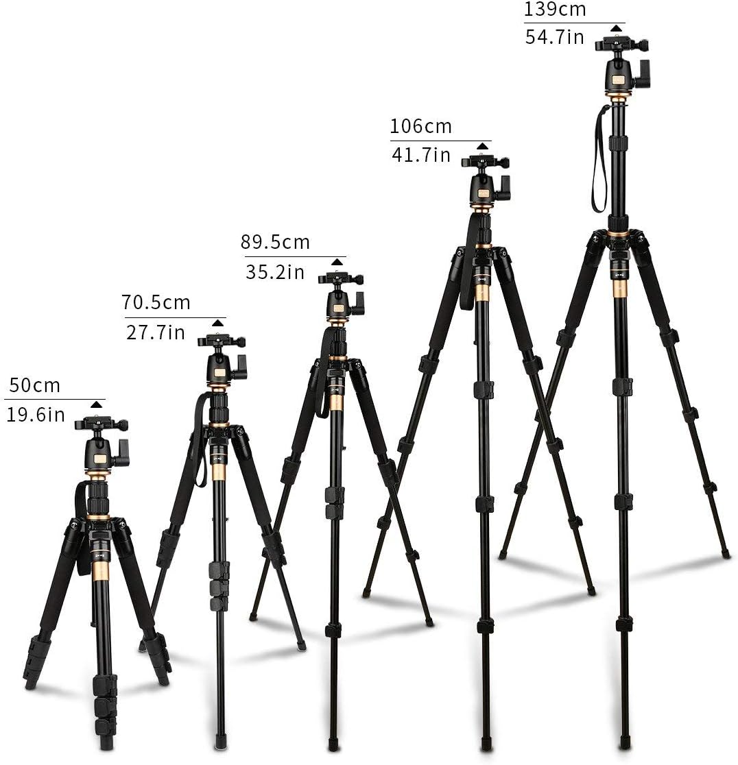 AFAITH Professional Stativ Tragbare Magnesium-Aluminiumlegierung Stativ Monopod &amp; Kugelkopf für SLR-